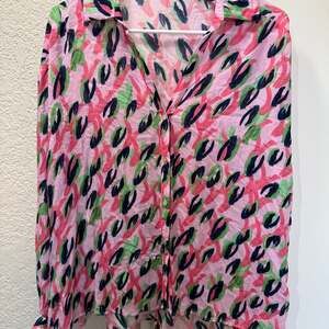 POM Amsterdam, Blouse Violet, Animal pink –